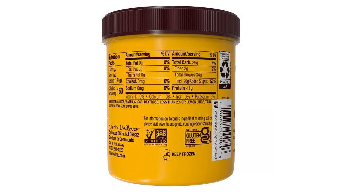 Talenti Dairy-Free Sorbetto Alphonso Mango (1 pt) - Image 2