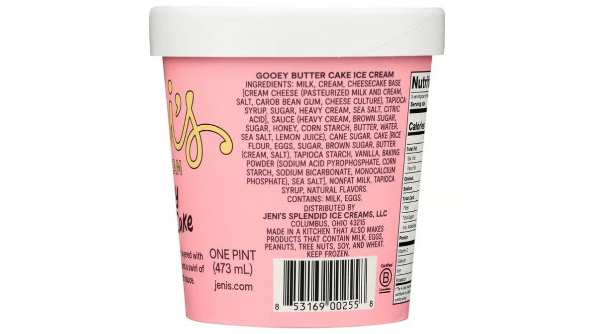Jeni's Ice Cream Gooey Butter Cake (1 pt) - Image 3