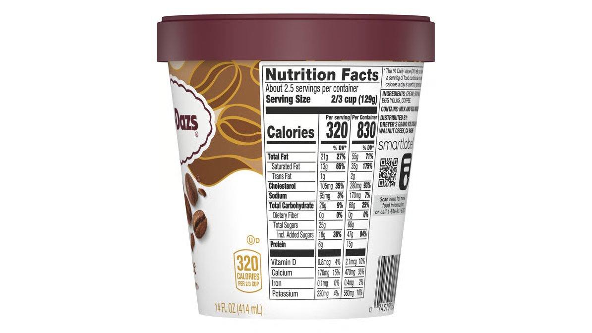 Haagen-Dazs Ice Cream Coffee (14 oz) - Image 6