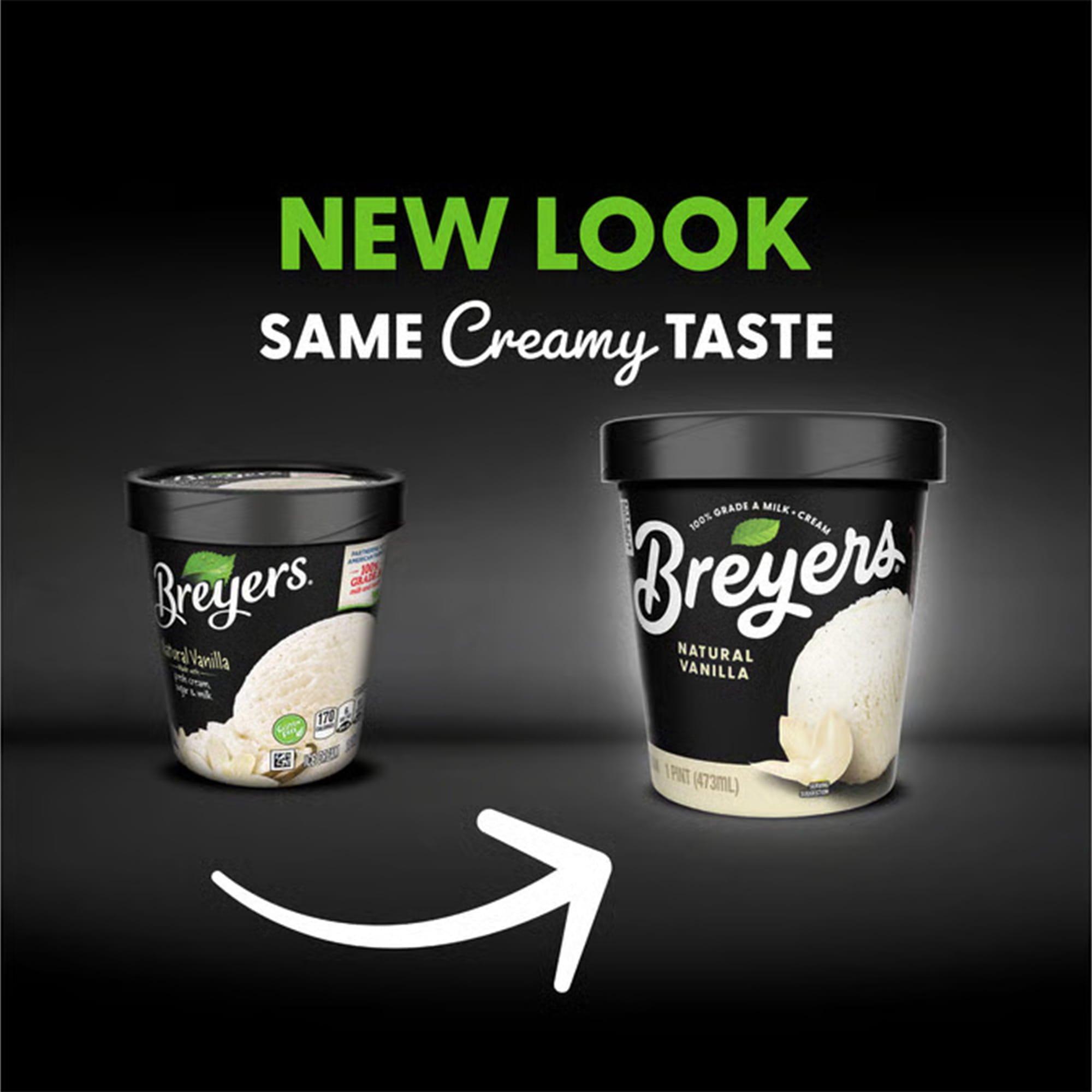 Breyers Ice Cream Natural Vanilla (1 pt) - Image 2