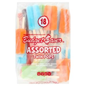 Budget Saver Assorted Flavors Twin Pops (42.3 oz)