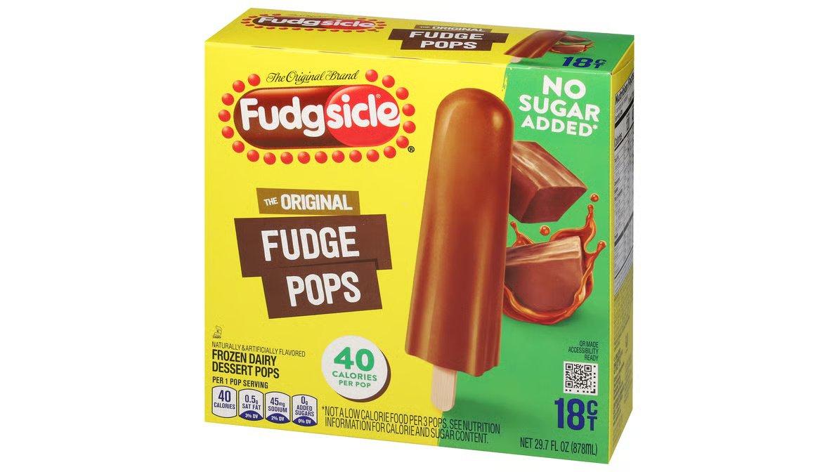 Fudgsicle No Sugar Added Fudge Pops (18 ct) - Image 4