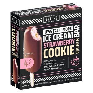 Afters Strawberry Cookie Crunch Ice Cream Bar (3 oz x 4 ct)