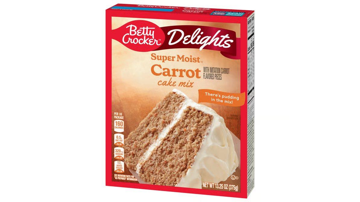 Betty Crocker Delights Super Moist Carrot Cake Mix (13.25 oz) - Image 2