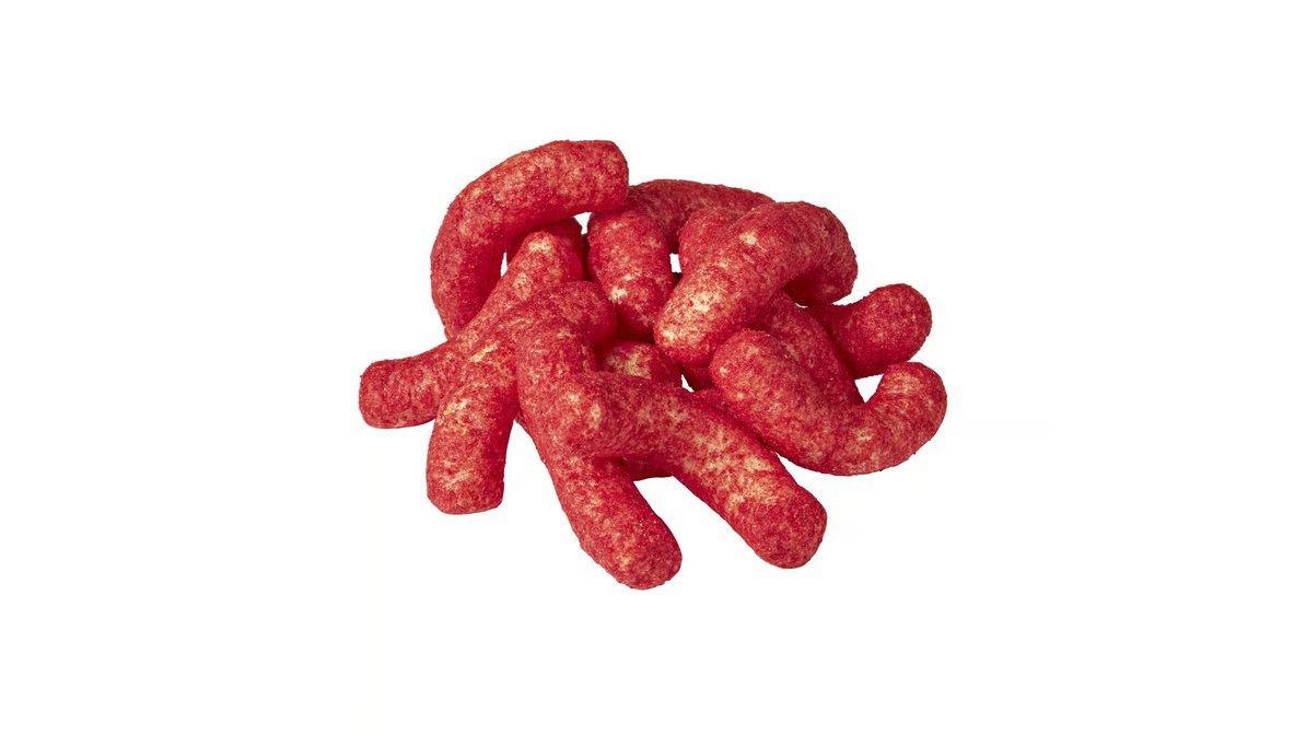 Cheetos Puffs Flamin' Hot Cheese Flavored Snacks (8 oz) - Image 5