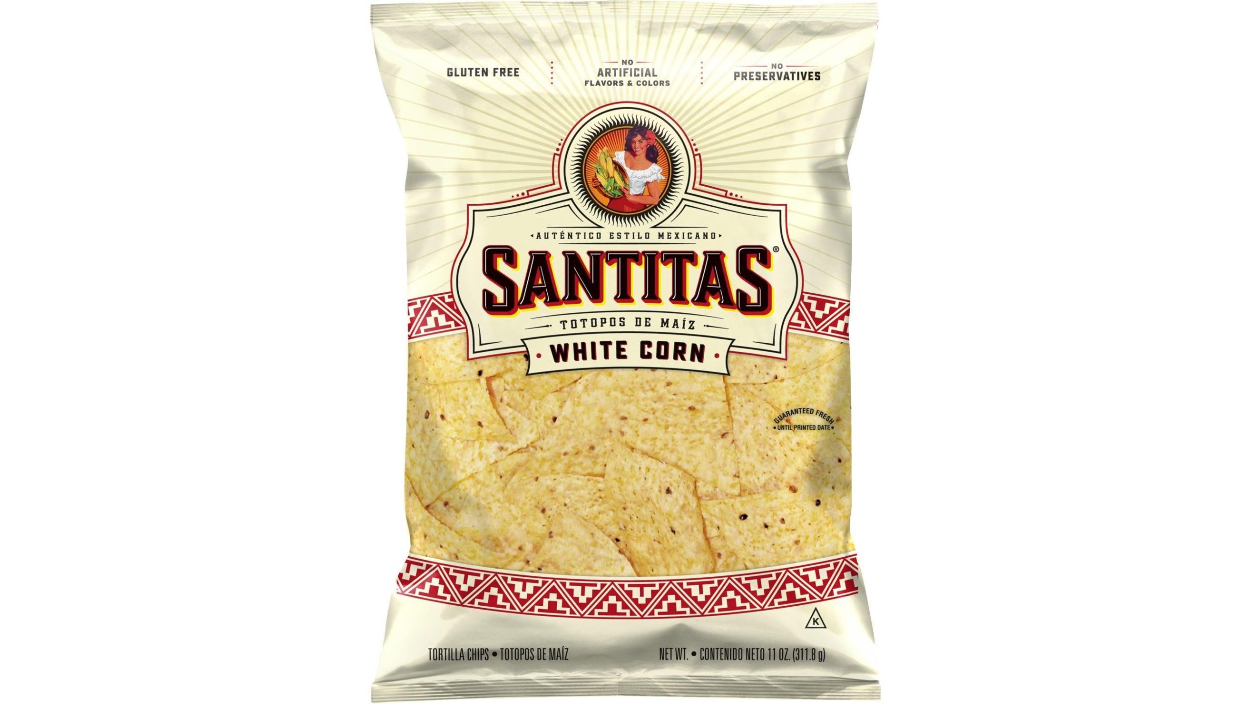 Santitas Tortilla Chips White Corn (11 oz)