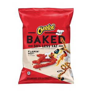 Cheetos Baked Flamin' Hot Cheese Flavored Snacks (7.62 oz)