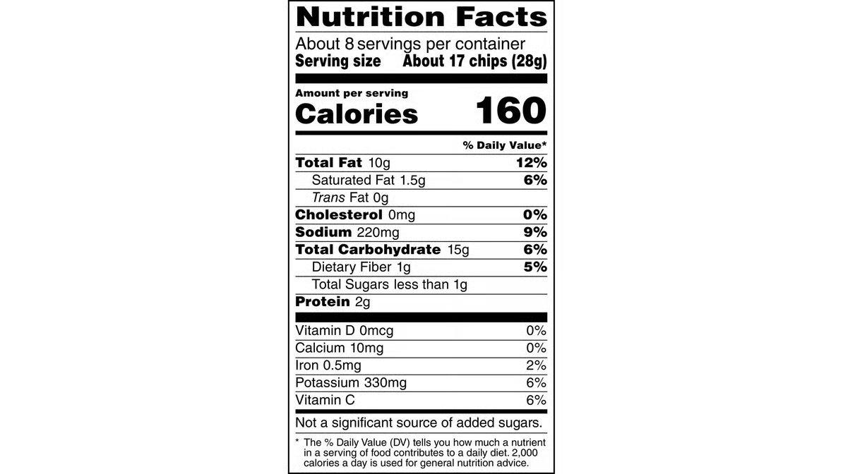 Lay's Salt & Vinegar Potato Chips (7.75 oz) - Image 2