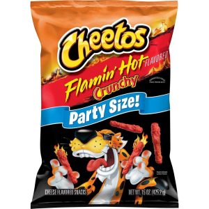 Cheetos Crunchy Flamin' Hot Cheese Flavored Snacks (15 oz)