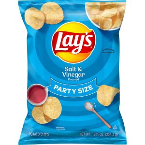 Lay's Salt and Vinegar Potato Chips Party Size (12.5 oz)