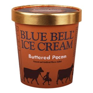 Blue Bell Buttered Pecan Ice Cream (1 pt)