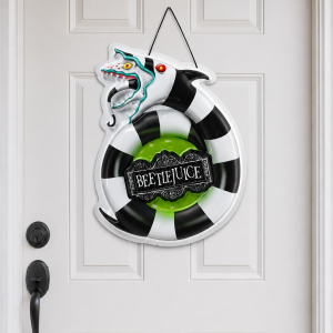 14-inch Beetlejuice Sandworm Front Door Wreath Decoration