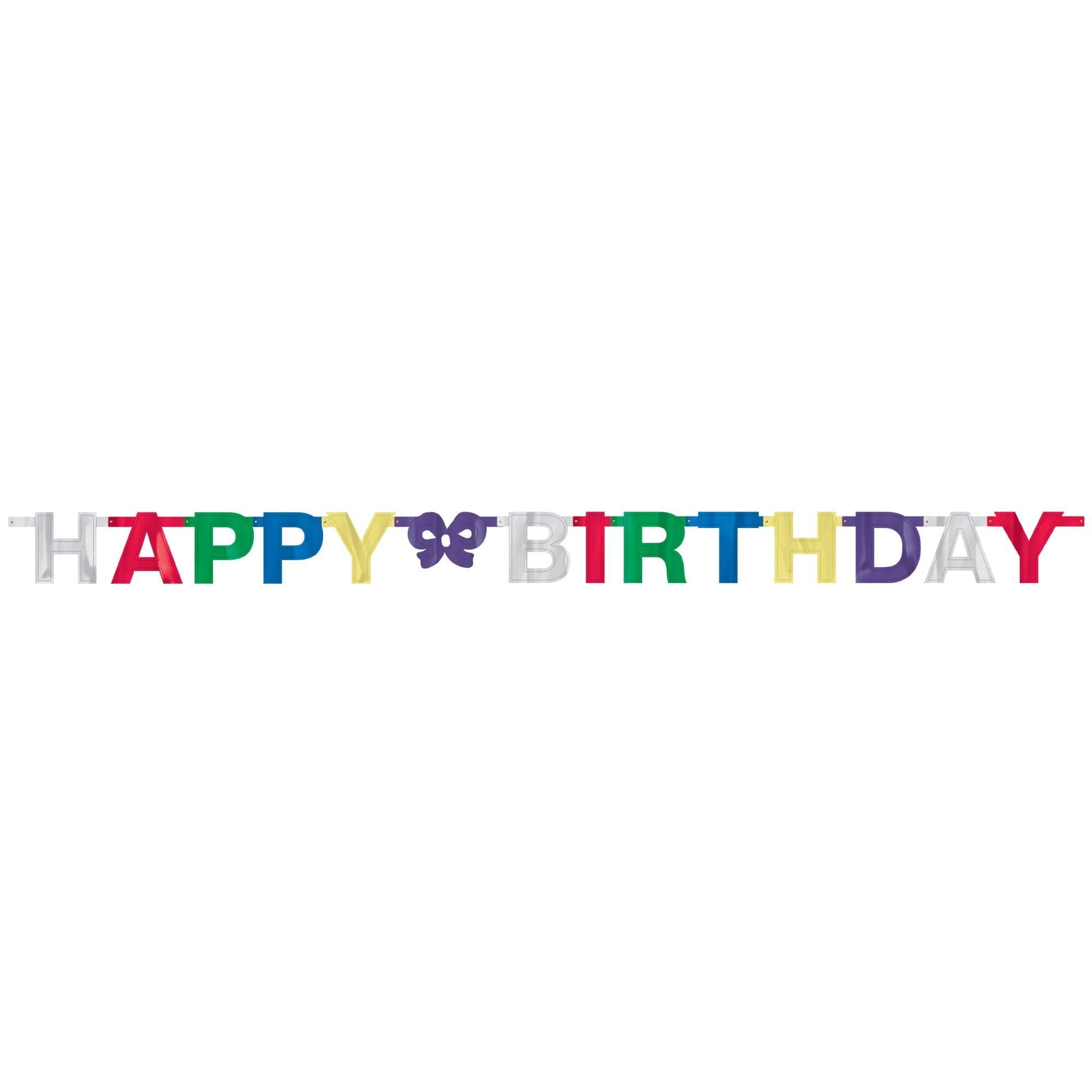 Classic Happy Birthday Banner - Image 2