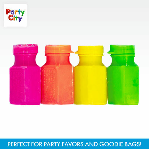 Colorful Mini Bubble Bottles – 12ct Party Favors - Image 3