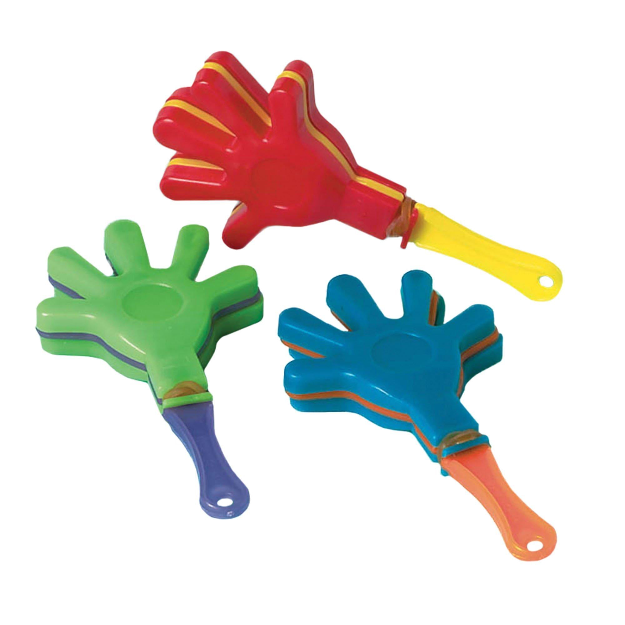 Mini Hand Clappers 12ct – Colorful Party Favor Noise Makers - Image 2