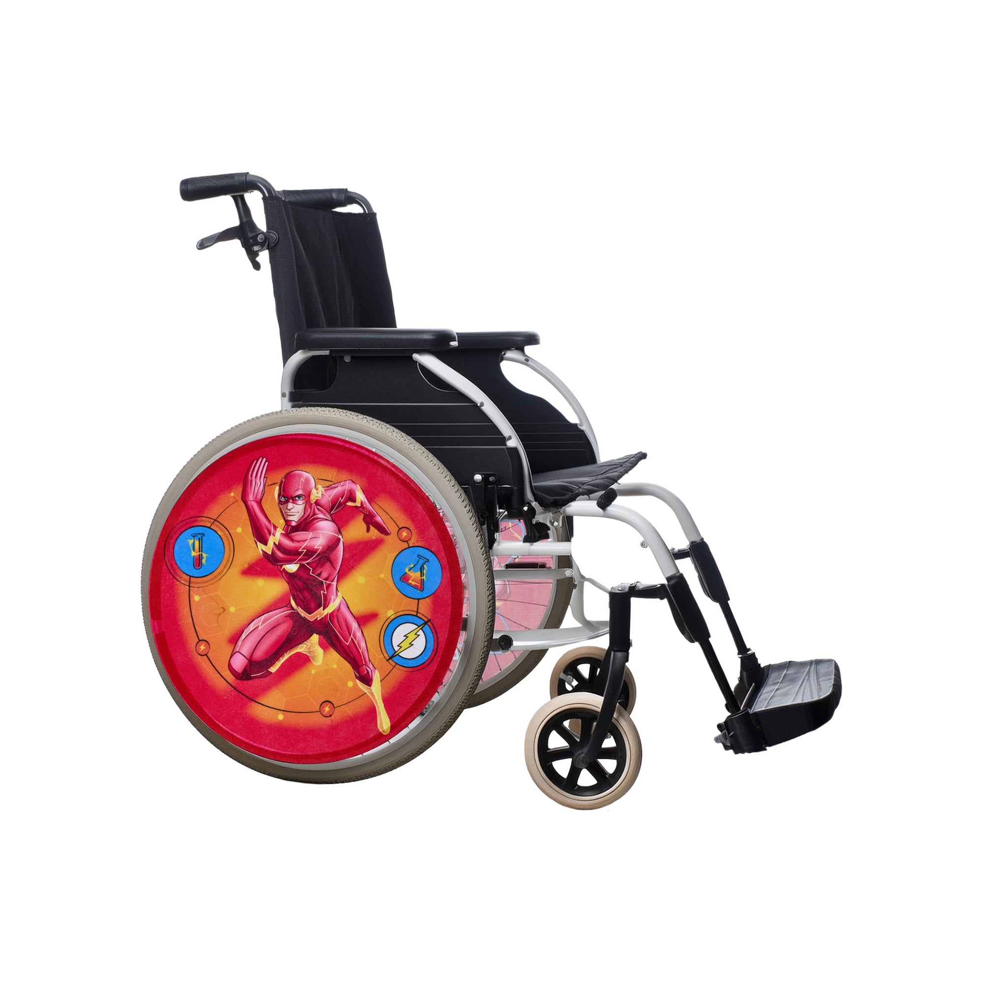 The Flash Superhero Wheelchair Wheel Covers - Image 2