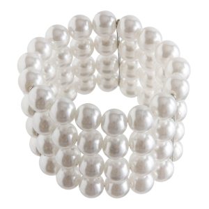 Multistrand Faux Pearl Bracelet