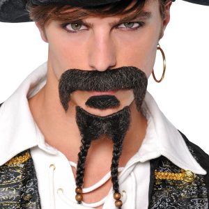 Pirate Moustache & Goatee Set