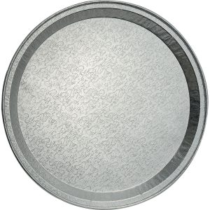 Embossed Aluminum Platter. 12in