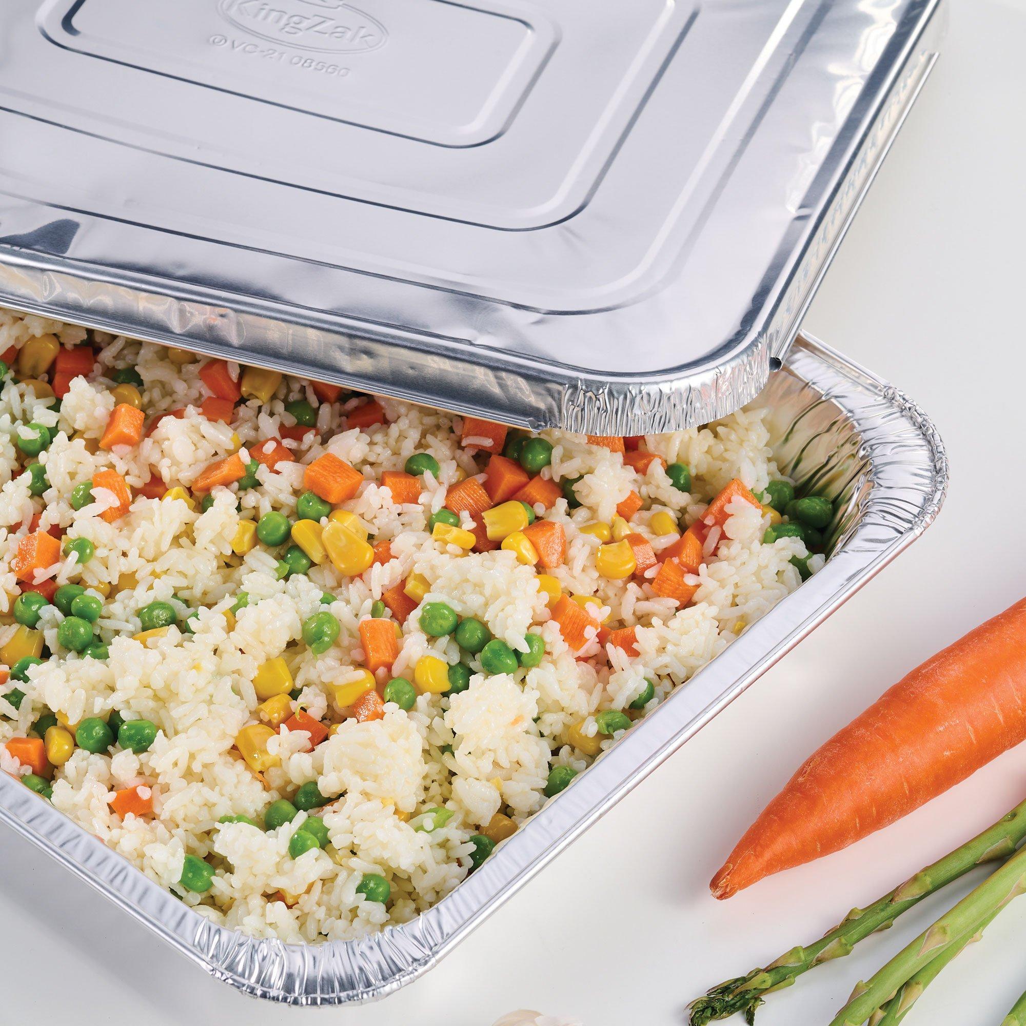 Aluminum Half Steam Pan Lid - Image 2