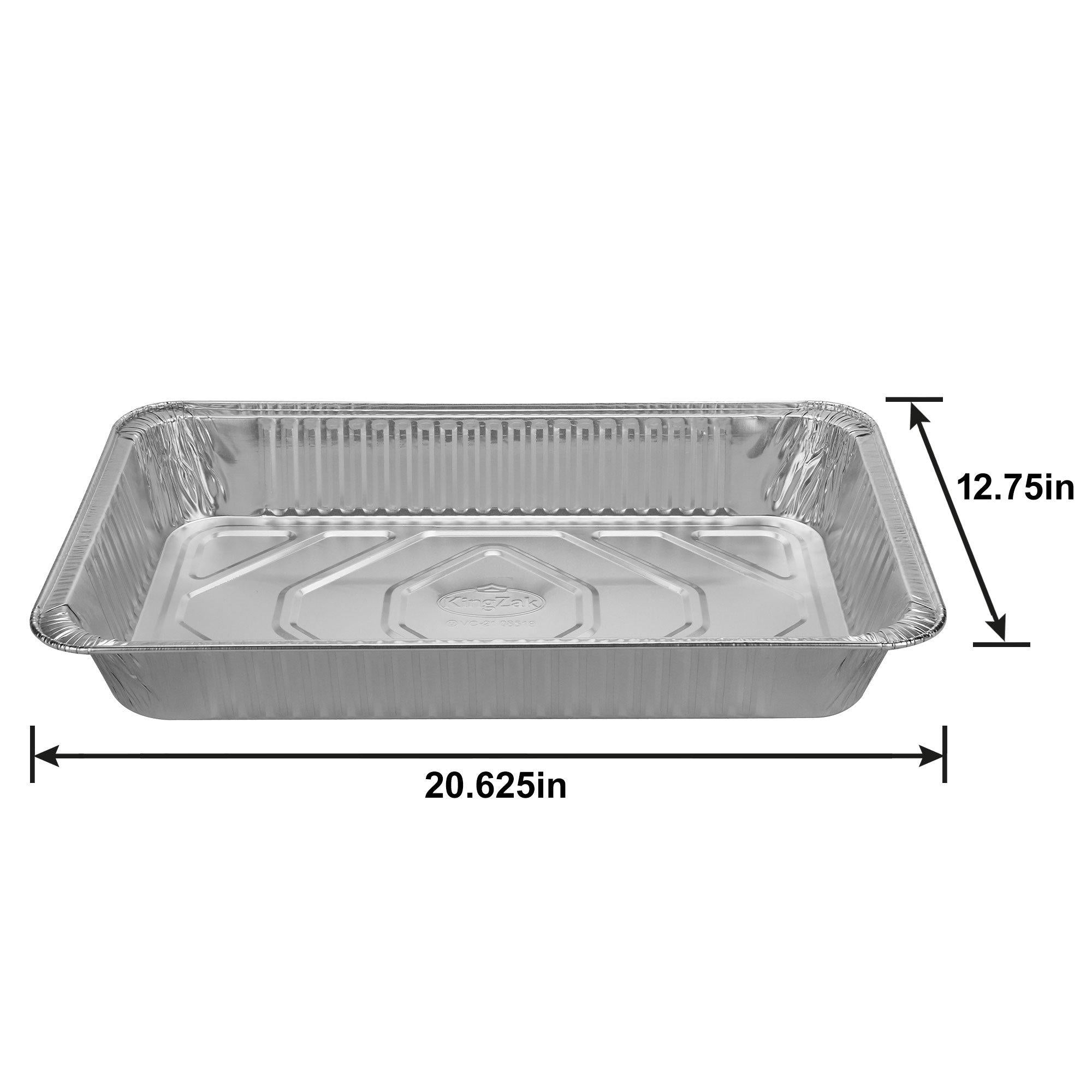 Silver Aluminum Full Chafing Dish Steam Pan - Image 3