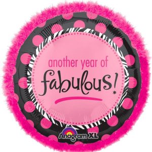 Boa Another Year of Fabulous Happy Birthday Balloon