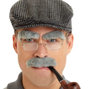 Grey Facial Hair Set