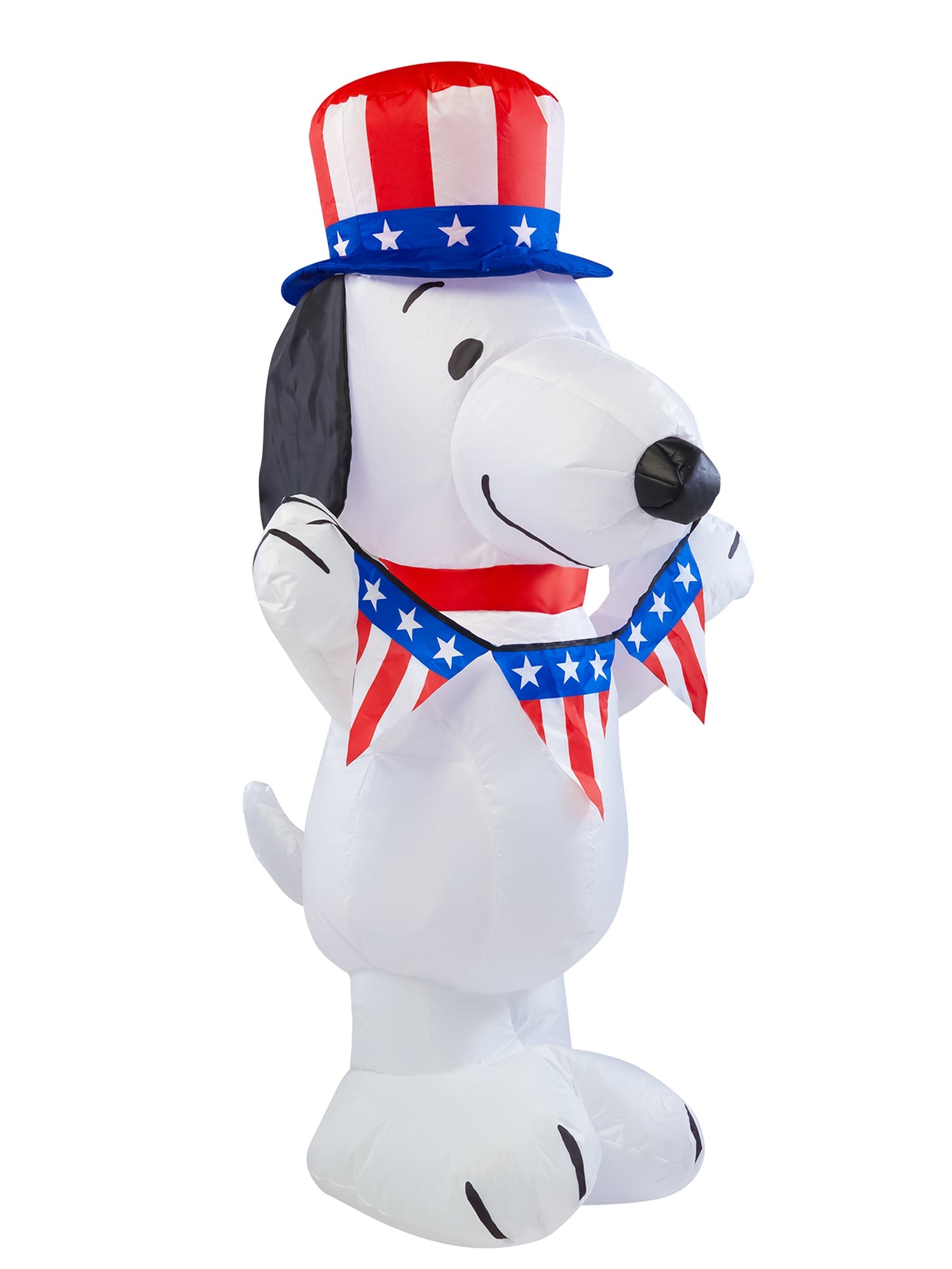 3.5 Foot Peanuts Snoopy Patriotic Inflatable Lawn Decoration - Image 2