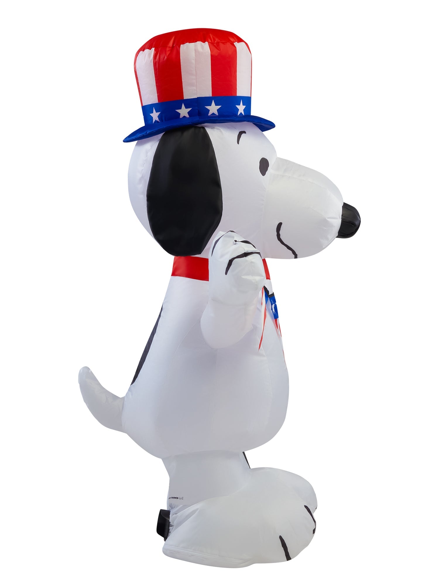 3.5 Foot Peanuts Snoopy Patriotic Inflatable Lawn Decoration - Image 8