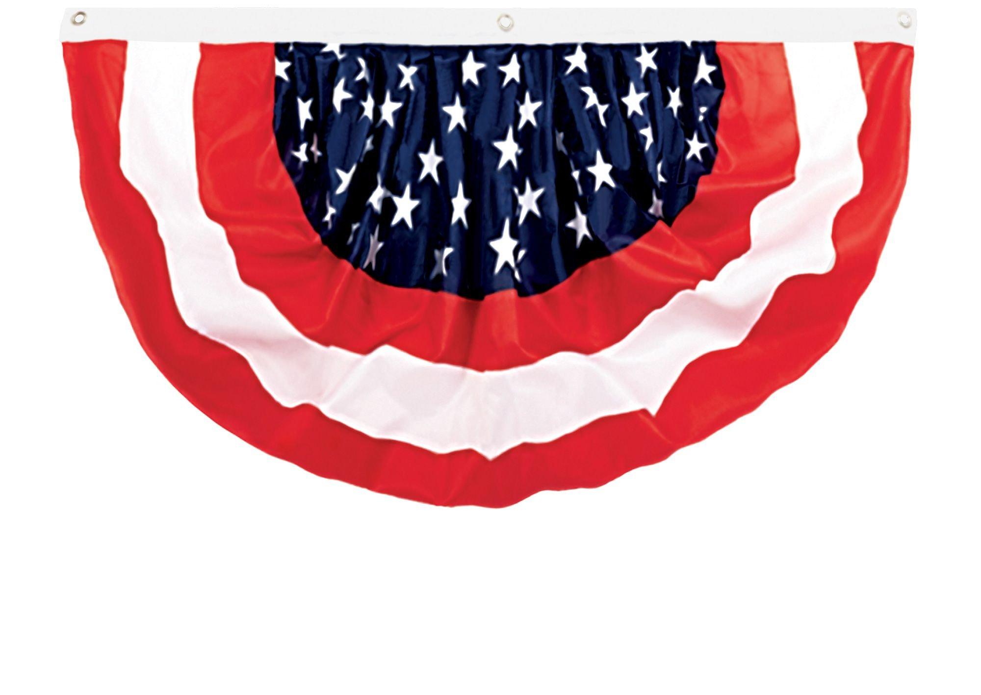 Medium Patriotic American Flag Bunting - Image 2