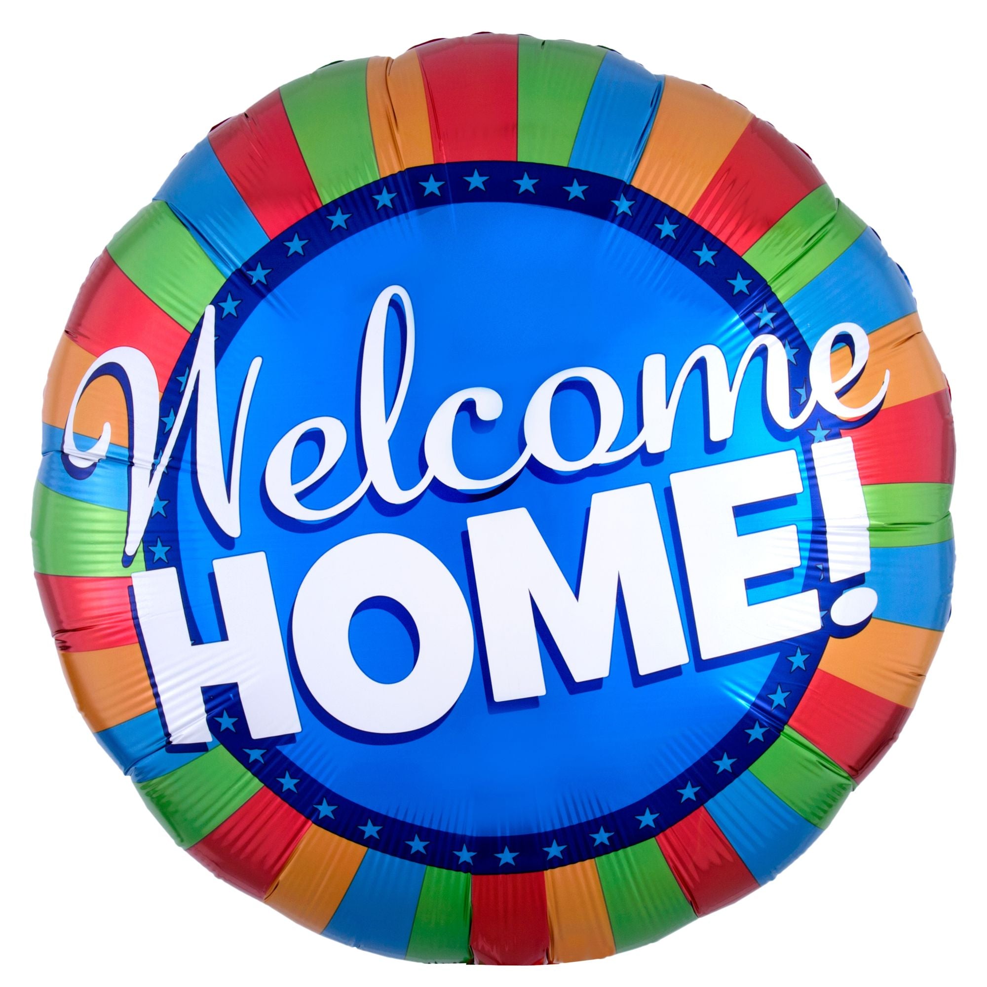 Welcome Home Blitz Foil Balloon. 32in