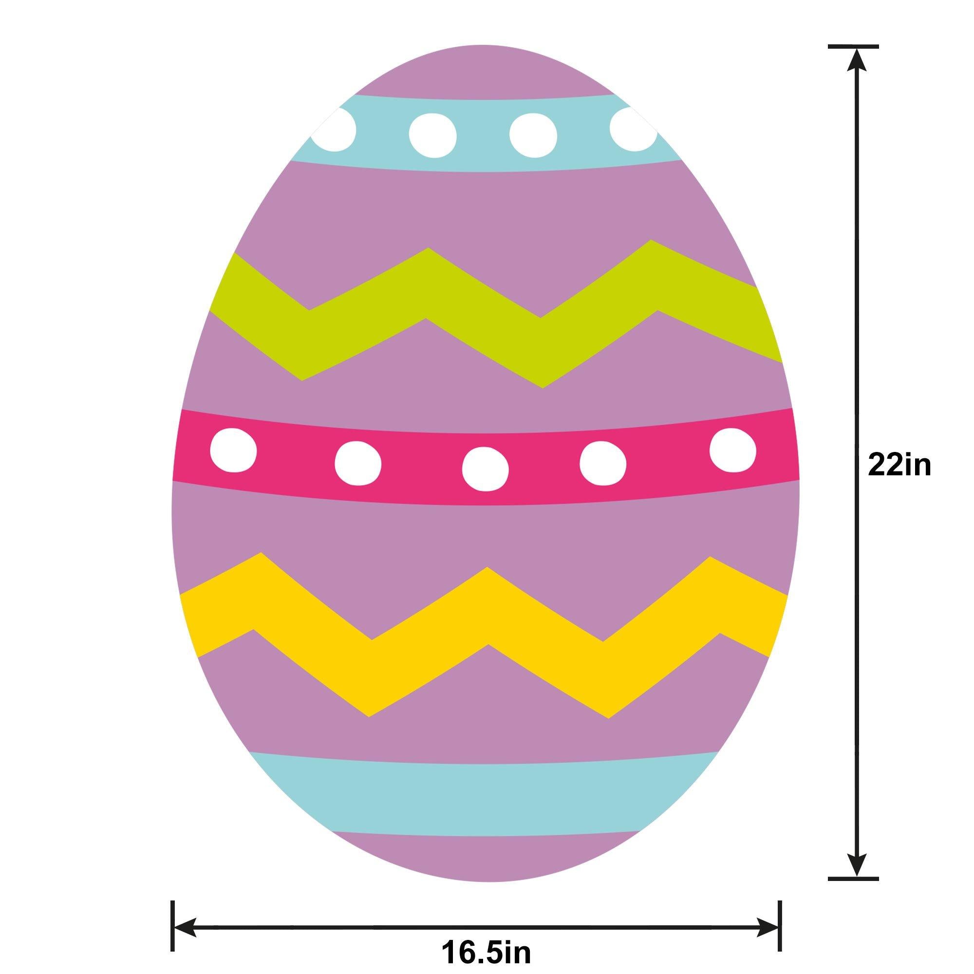 Easter Egg Yard Signs 5ct - Image 3