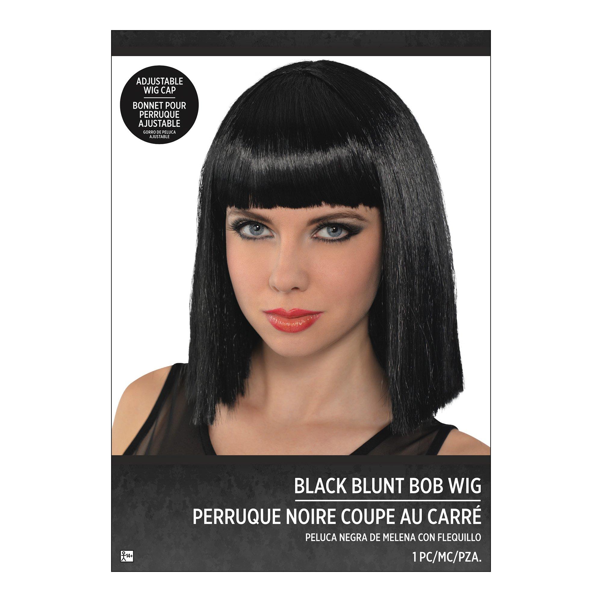 Cleopatra Long Blunt Bob Wig with Bangs - Image 3