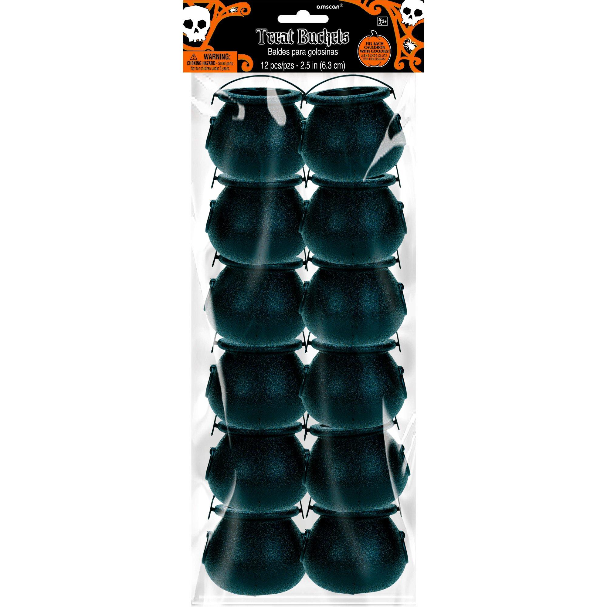 Mini Black Candy Cauldrons. 12ct - Image 4