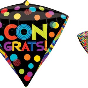 Diamondz Bright Dot Congratulations Balloon