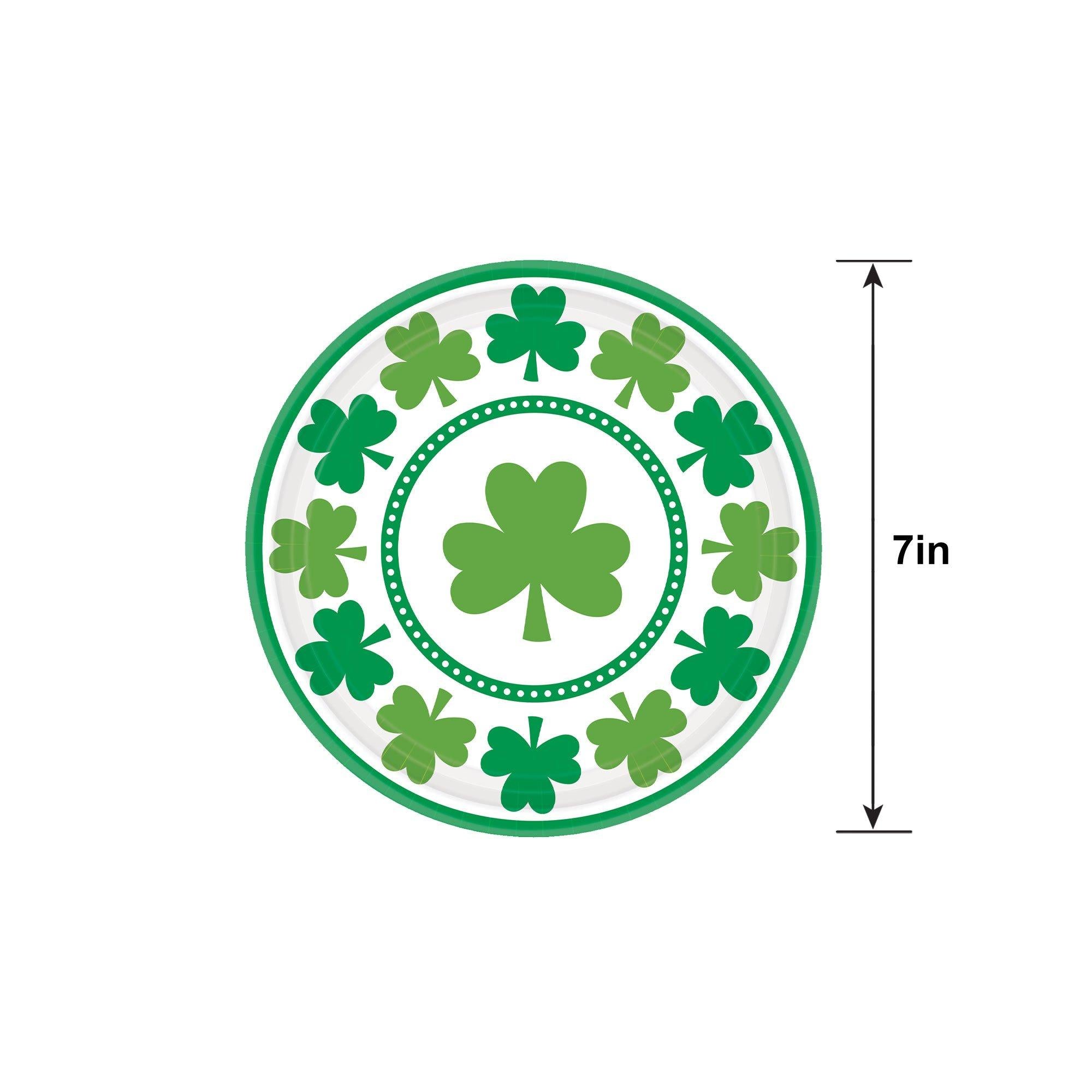 Lucky Shamrock Dessert Plates 8ct - Image 5