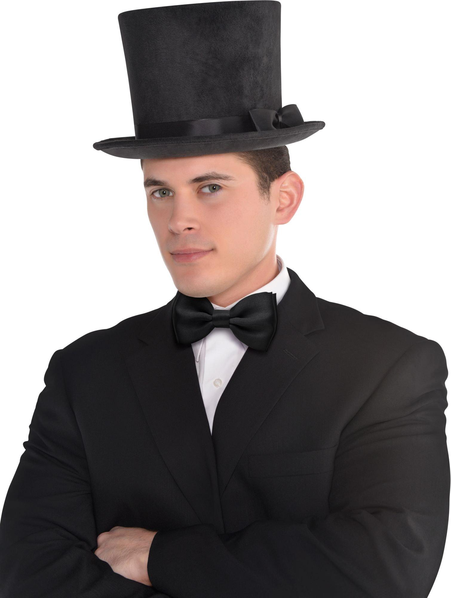 Victorian Black Top Hat Deluxe - Image 2