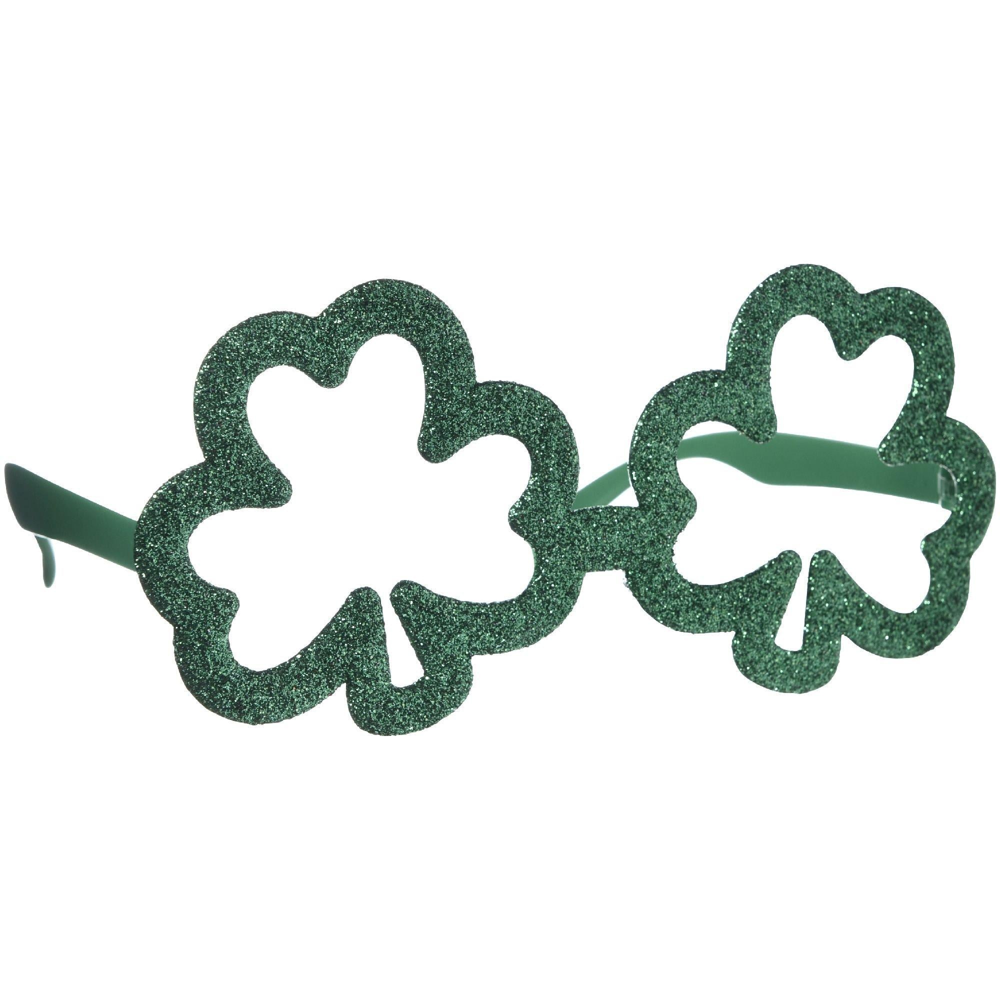 Glitter Shamrock Glasses - Image 2