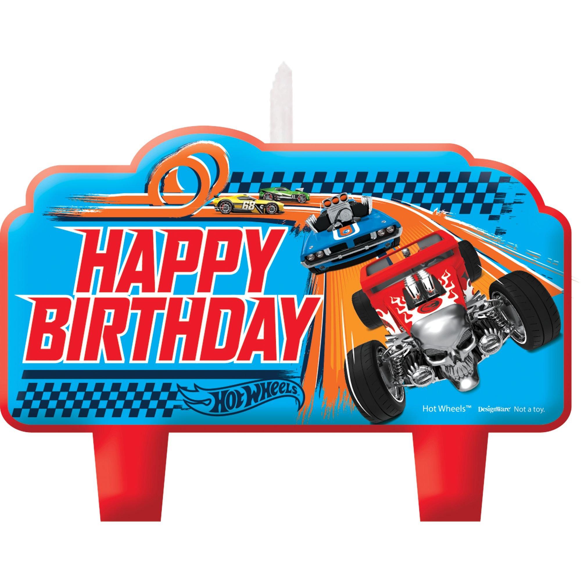Hot Wheels Birthday Candles 4ct - Image 2