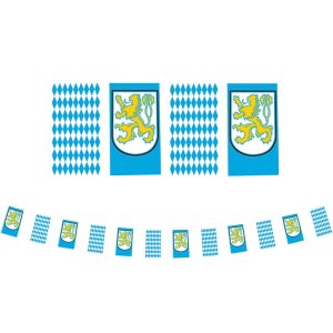 Bavarian Flag Pennant Banner - Oktoberfest