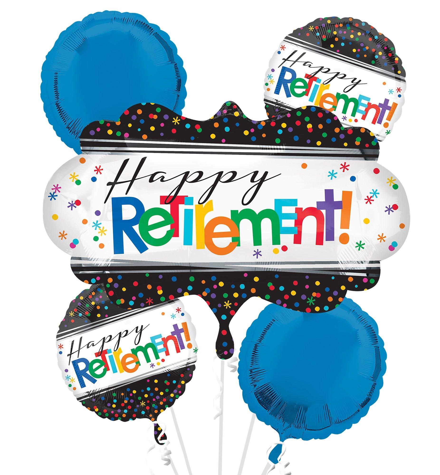 Officially Retired Foil Balloon Bouquet. 5pc