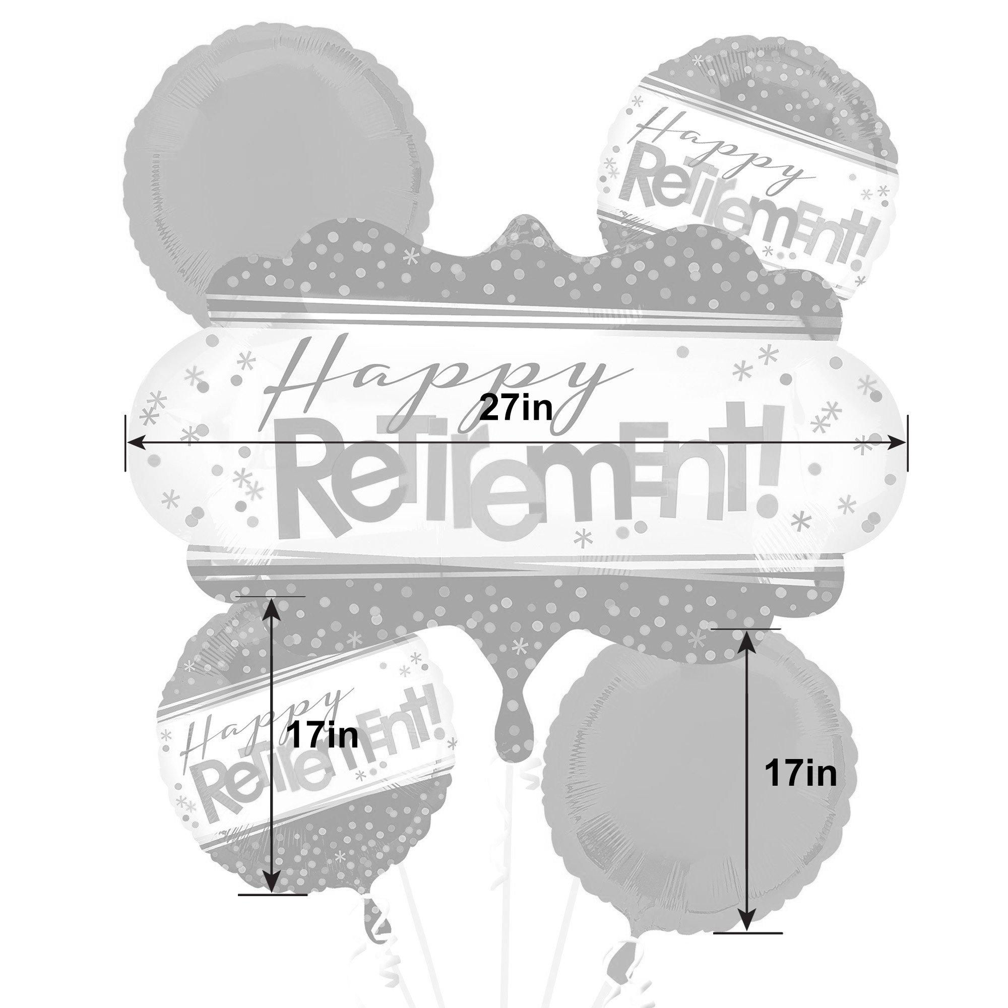 Officially Retired Foil Balloon Bouquet. 5pc - Image 3