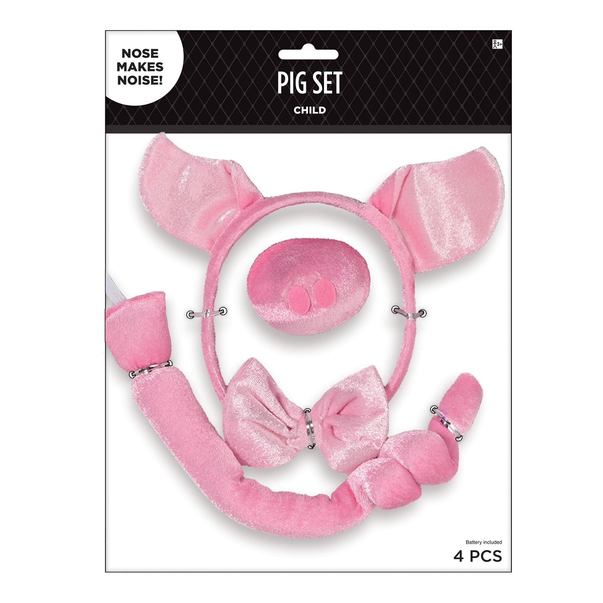 Kids' Pig Accessory Kit with Sound - Image 3