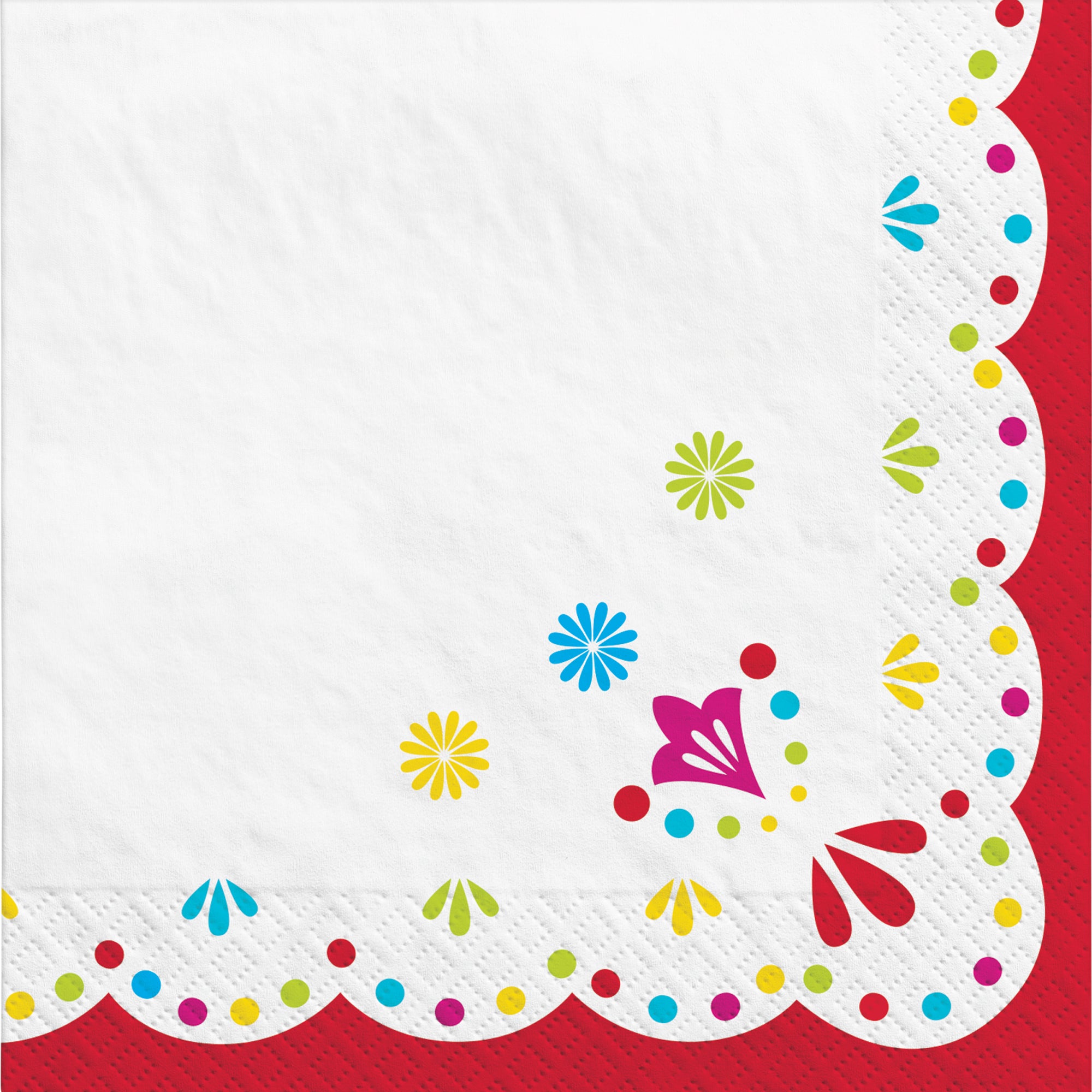 Fiesta Viva la Party Paper Lunch Napkins. 6.5in. 40ct - Image 2