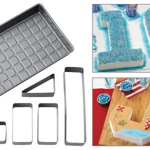 Wilton Custom Numbers & Letters Non-Stick Cake Pan Set