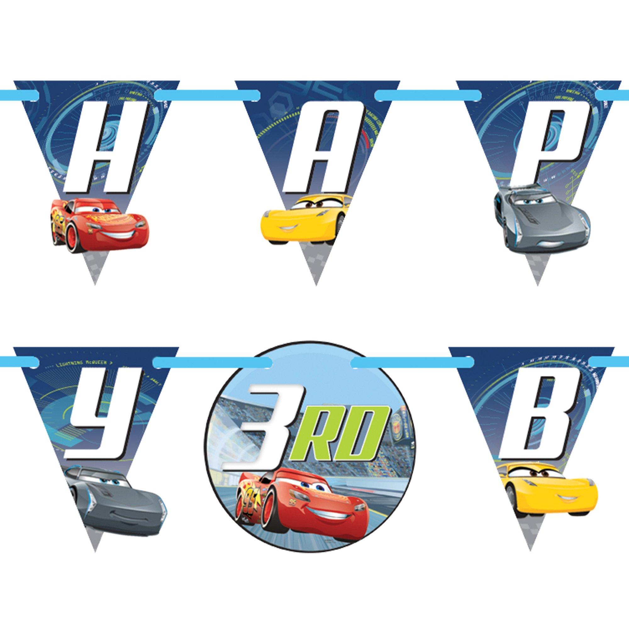 Cars 3 Birthday Banner Kit - Image 2