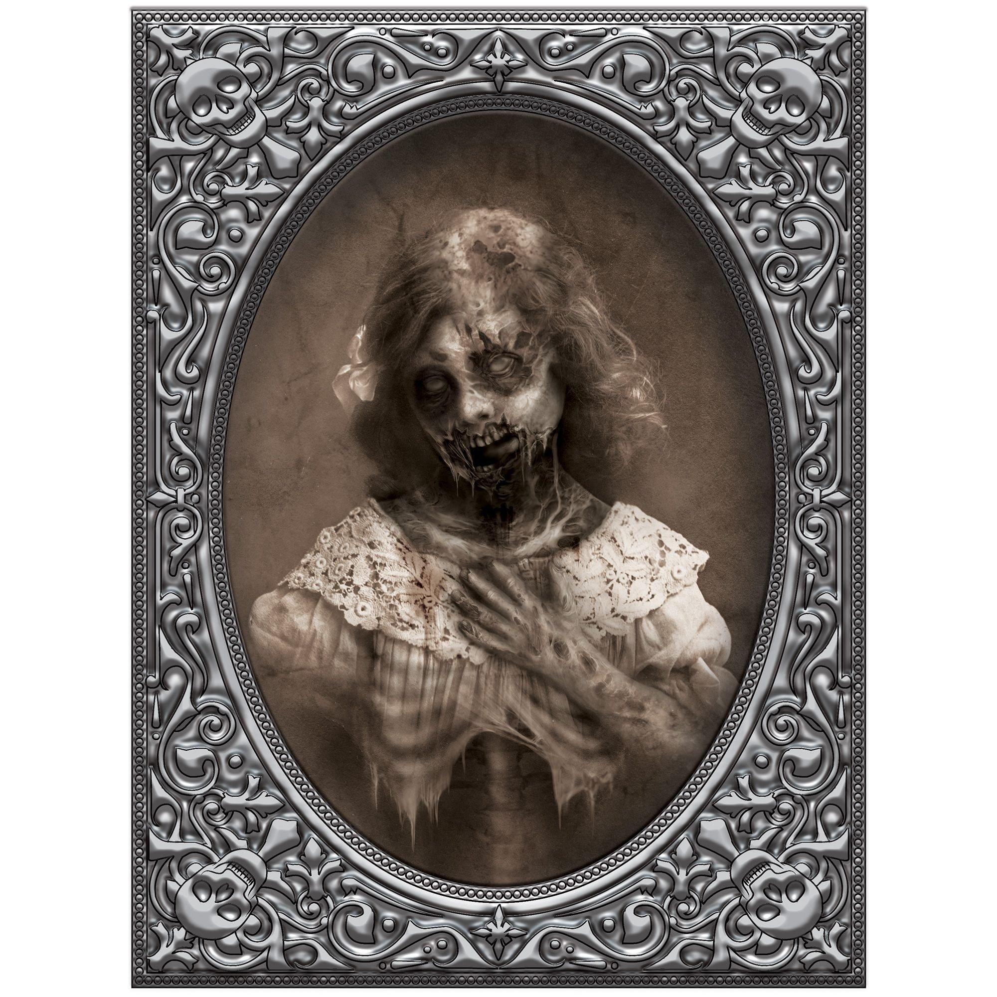 Girl Zombie Lenticular Portrait Decoration - Image 2