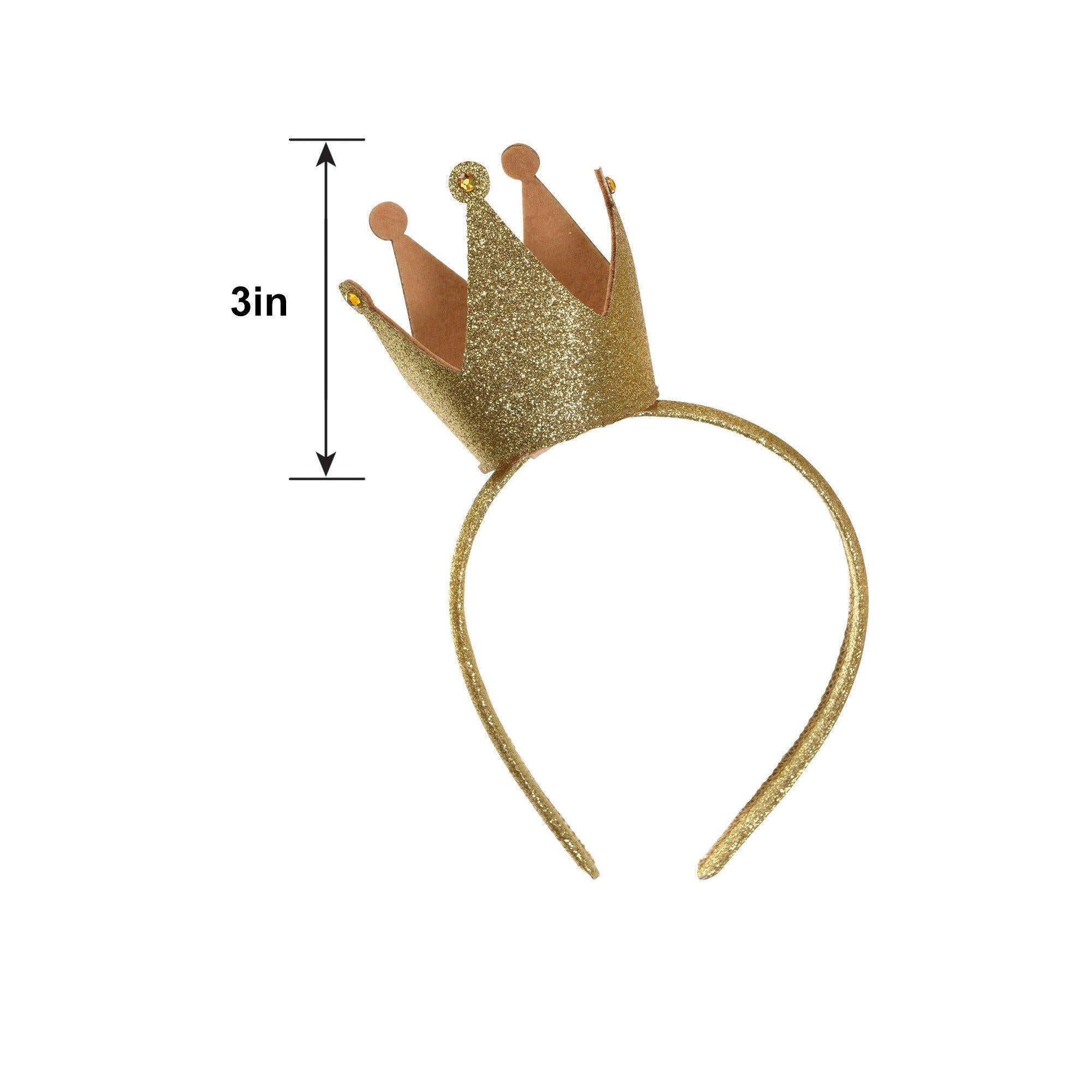 Kids' Glitter Crown Headband - Image 4