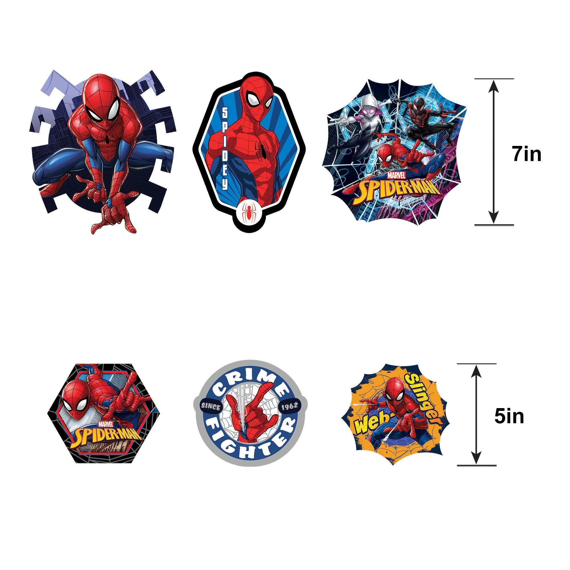 Spider-Man Webbed Wonder Swirl Decorations 12ct - Image 4