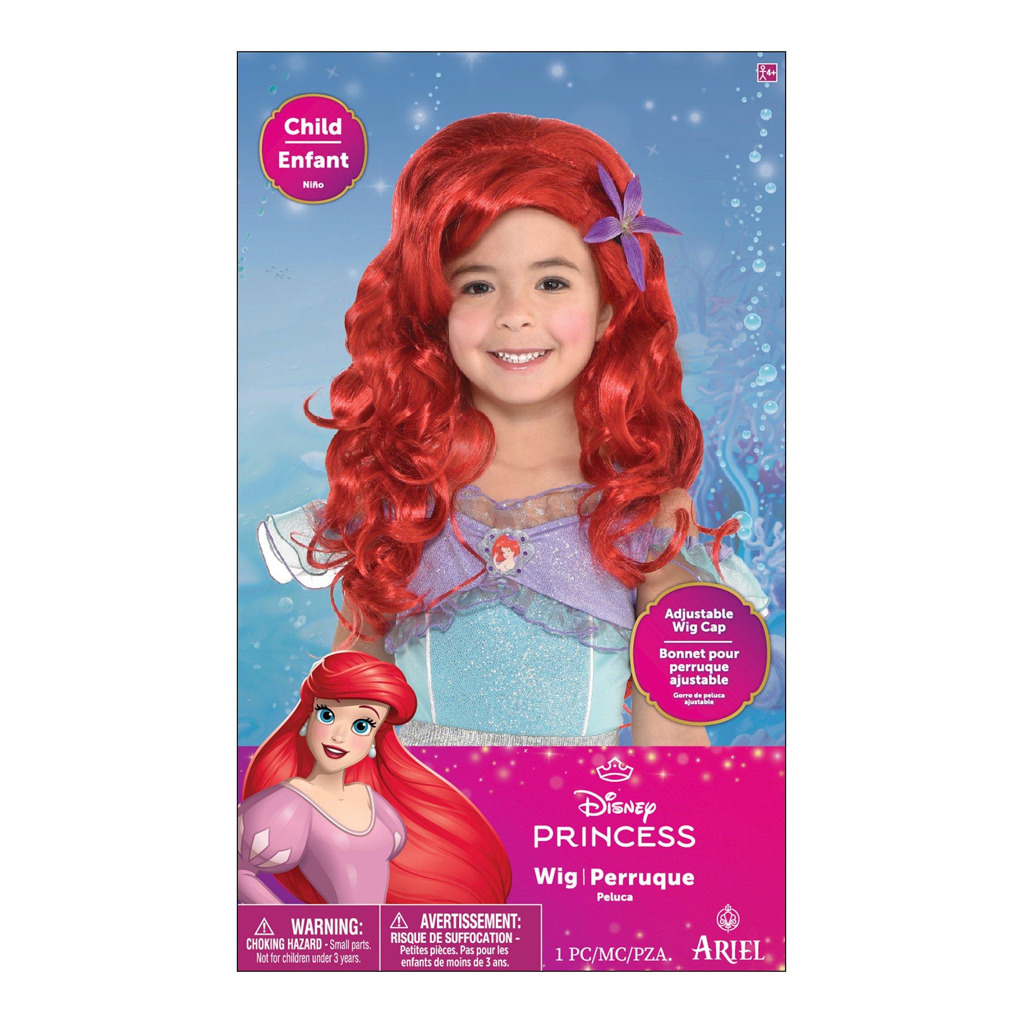 Kids' Long Ariel Wig - The Little Mermaid - Image 3